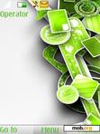 Download mobile theme Abstract Green