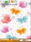 Download mobile theme sweet butterflies