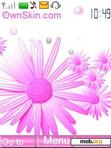 Download mobile theme pink flowers