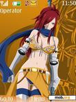 Download mobile theme Fairy Tail Erza