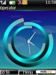 Download mobile theme color changing clock