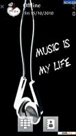 Download mobile theme Music Is My Life thm v5