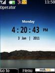 Download mobile theme Cool iPad Wall Clock