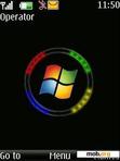 Download mobile theme Animated Windows Logo