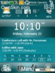 Download mobile theme animated calendar clock