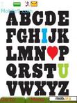 Download mobile theme Alphabet Love