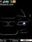 Download mobile theme Black BMW