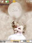 Download mobile theme angel baby girl