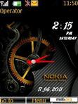 Download mobile theme Techno Clock Nokia