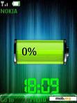 Download mobile theme Battery And Clock