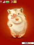 Download mobile theme Funny hamster