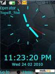 Download mobile theme Simple clock