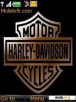 Скачать тему harley davidson logo