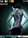 Download mobile theme Tattoo Girl By ACAPELLA