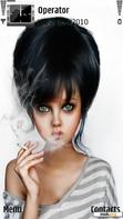 Download mobile theme Smoking Sweet Anime