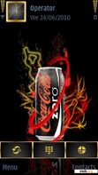 Download mobile theme coca cola