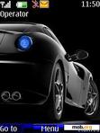 Download mobile theme Blue Black Ferrari