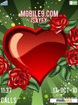 Скачать тему Red_Heart with Media Skin