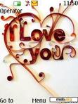 Download mobile theme i love you