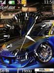 Download mobile theme car clock