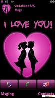 Download mobile theme Love you