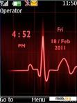 Download mobile theme ReD PuLse ClocK