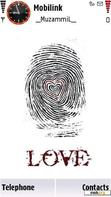 Download mobile theme Love Fingerprint