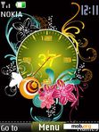 Download mobile theme Vector Clock