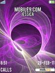 Download mobile theme purple caress