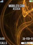 Download mobile theme swirly gold