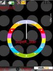 Download mobile theme Rainbow clock