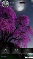 Download mobile theme purple tree