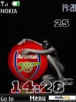 Download mobile theme clock_arsenal-anim-by-xailin