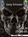 Download mobile theme Scary Scull