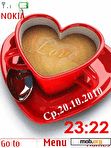 Скачать тему love coffee