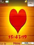 Download mobile theme Heart Clock