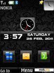 Download mobile theme New Style Clock