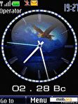 Download mobile theme clock eagle animated ru