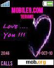 Download mobile theme cool heart
