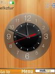 Download mobile theme wooden_clock