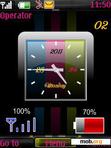 Download mobile theme colors clock battery