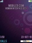 Download mobile theme Abstract purple