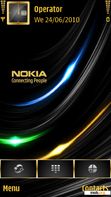 Download mobile theme Black Gold Nokia