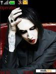 Download mobile theme Marylin manson