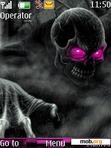 Download mobile theme Scary Scull