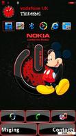 Download mobile theme mickey loves nokia