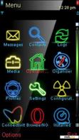 Download mobile theme neon abstract