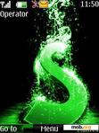 Download mobile theme Green Letter S By ACAPELLA