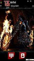 Скачать тему ghost rider fire icon by kingdev