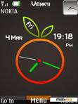 Скачать тему apple clock